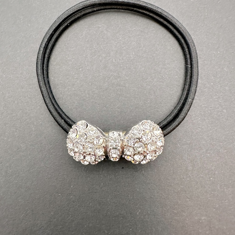 Crystal Bow Hair Tie Band NWOT - Picture 5 of 5